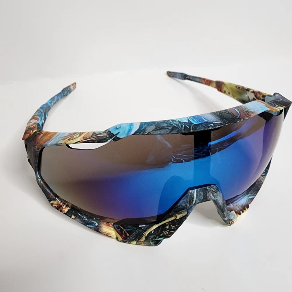 All-Season Wrap Sunglasses | Mirrored Lenses | Vented - Picture 7 of 7